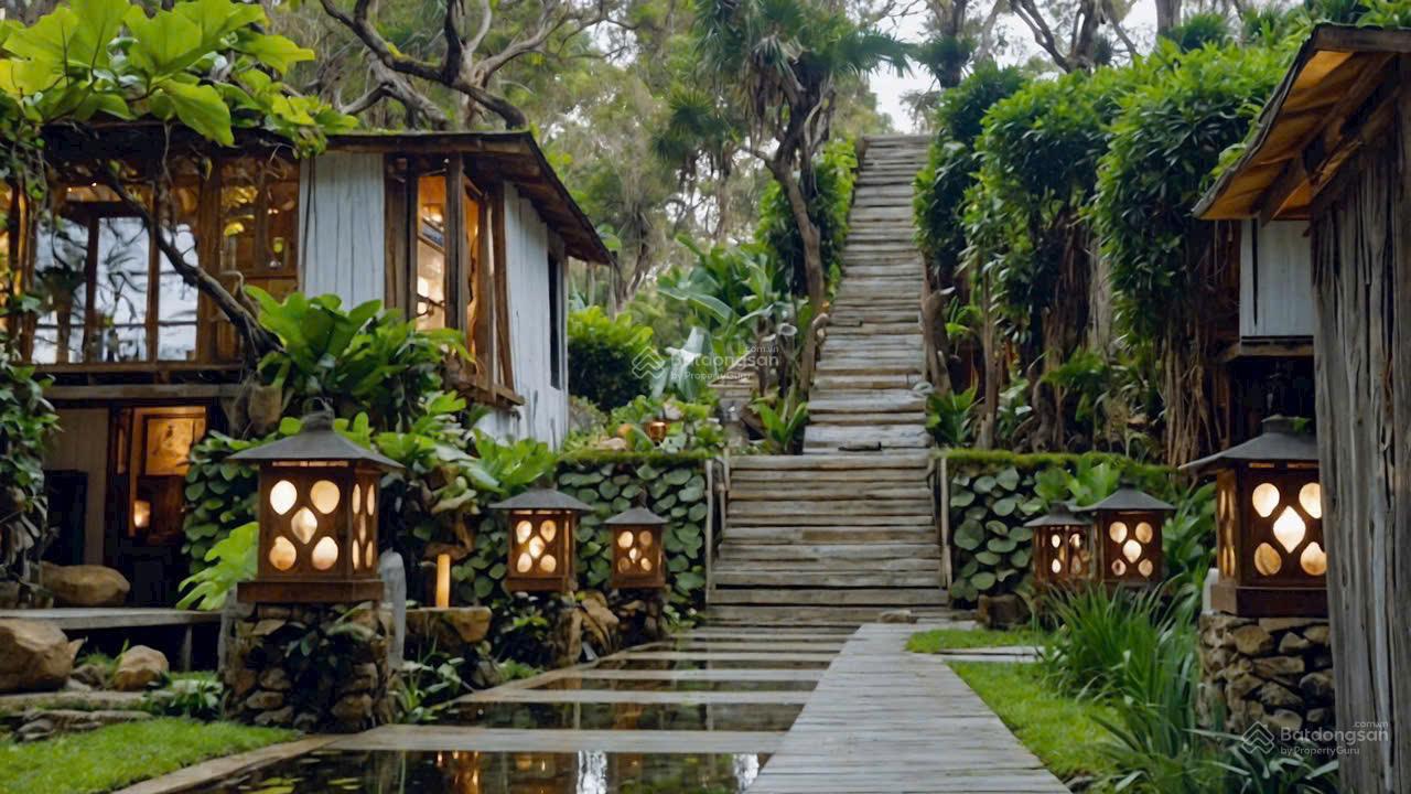Đất nền nghỉ dưỡng 1112.2m2, sẵn 400m2 TC, hai mặt tiền đường, tặng ngay 200m2 cảnh quan suối, SHR Đất nền nghỉ dưỡng 1112.2m2, sẵn 400m2 TC, hai mặt tiền đường, tặng ngay 200m2 cảnh quan suối, SHR