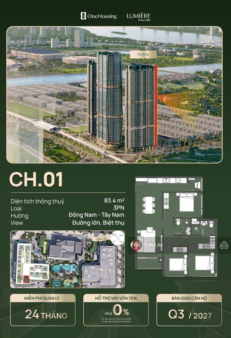Hàng VIP! Căn góc Lumier Cổ Loa, view sông Hồng, 83.4m², giá chỉ 147tr/m² Miễn phí quản lý 24 tháng Hàng VIP! Căn góc Lumier Cổ Loa, view sông Hồng, 83.4m², giá chỉ 147tr/m² Miễn phí quản lý 24 tháng