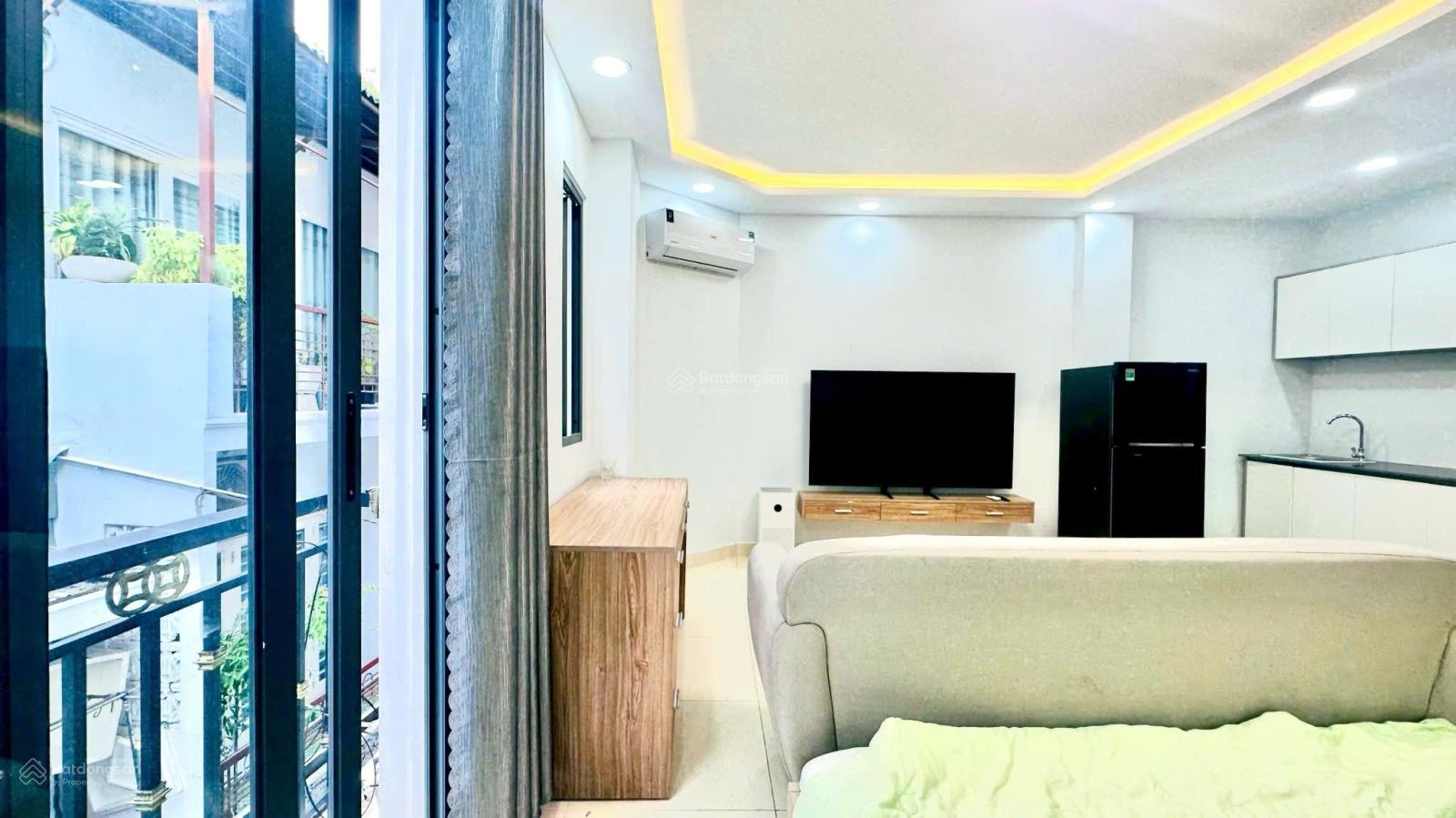 CH đẹp ban công full nội thất 1PN - 1WC. Giá tốt cho sinh viên Bình Thạnh! LH 0373 132 ***