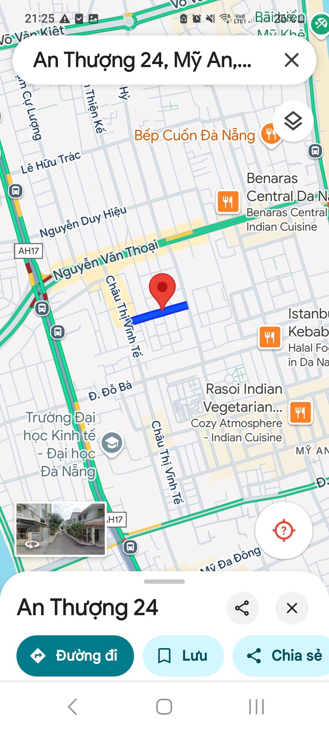 Bán nhà cấp 4 kiệt An Thượng 24, Mỹ An, Ngũ Hành Sơn, TP Đà Nẵng