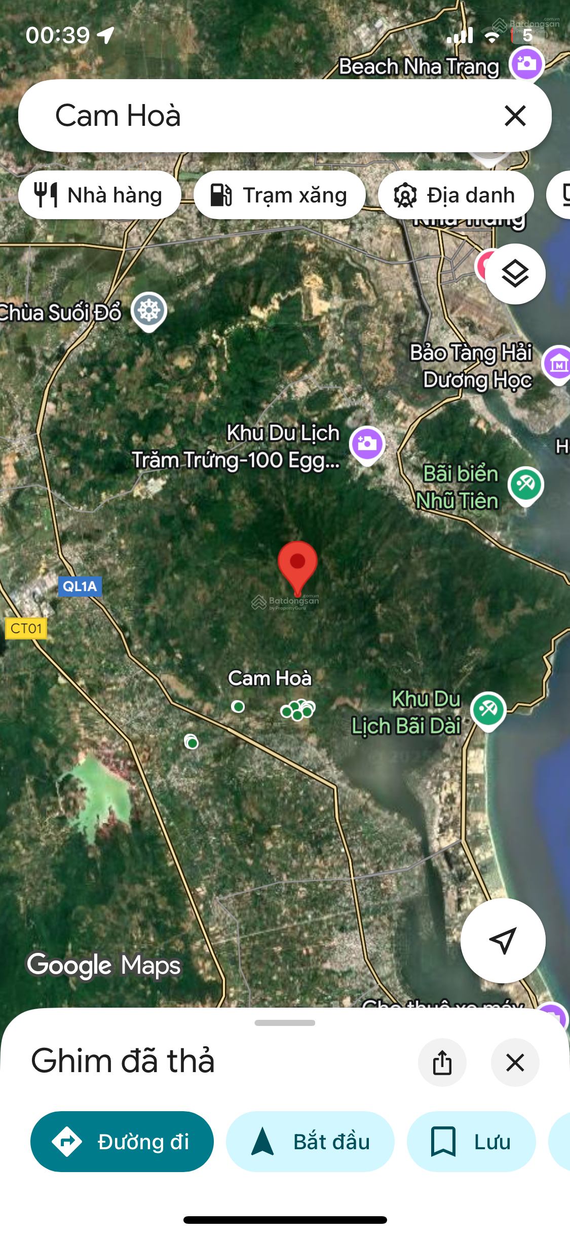 Bán đất nền Cam Hòa, 63 nghìn / m2, 67.000 m2, pháp lý đầy đủ