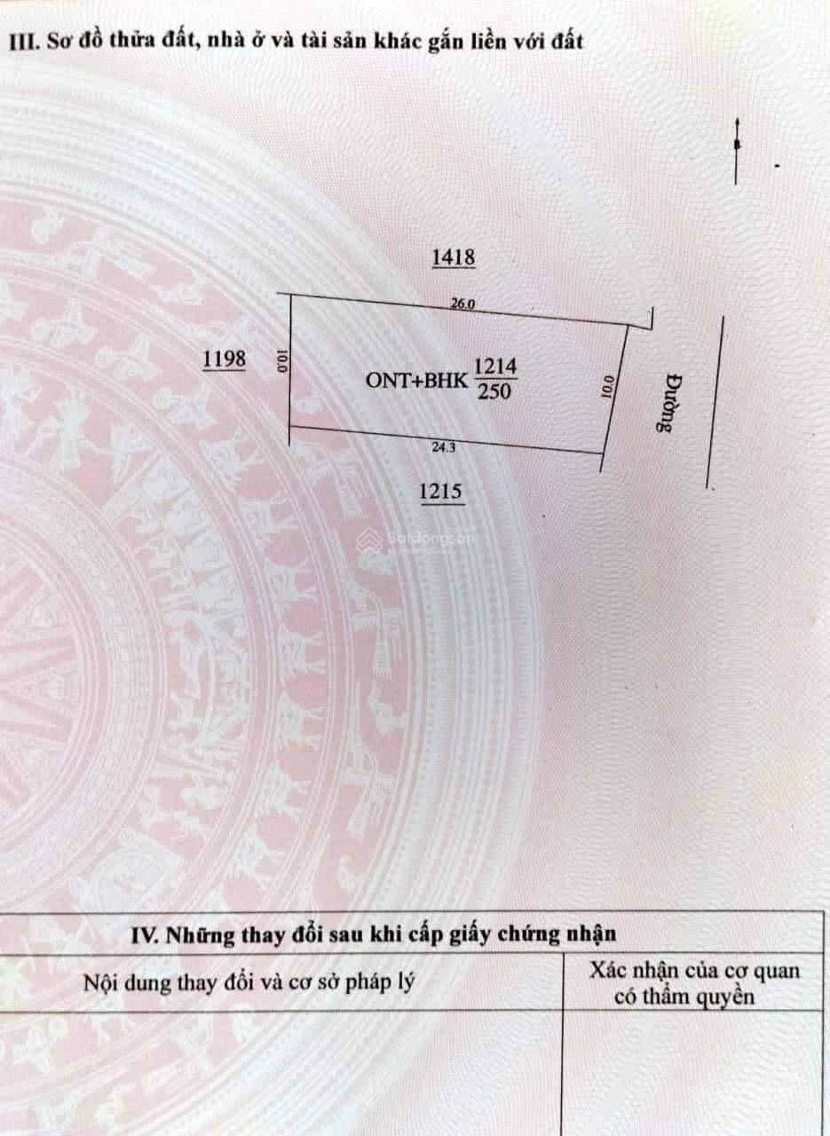 10x25m: Đất và nhà có tặng kèm khoảng 300m2 đất vườn tổng DT 600m2 10x25m: Đất và nhà có tặng kèm khoảng 300m2 đất vườn tổng DT 600m2
