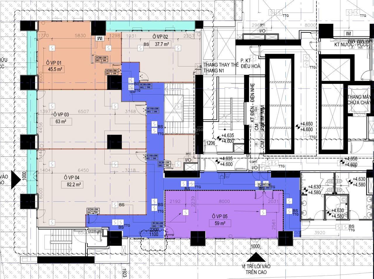 Cho thuê văn phòng tại Happy One Central, 330 nghìn / m2, 82 m2, Thủ Dầu Một, Bình Dương