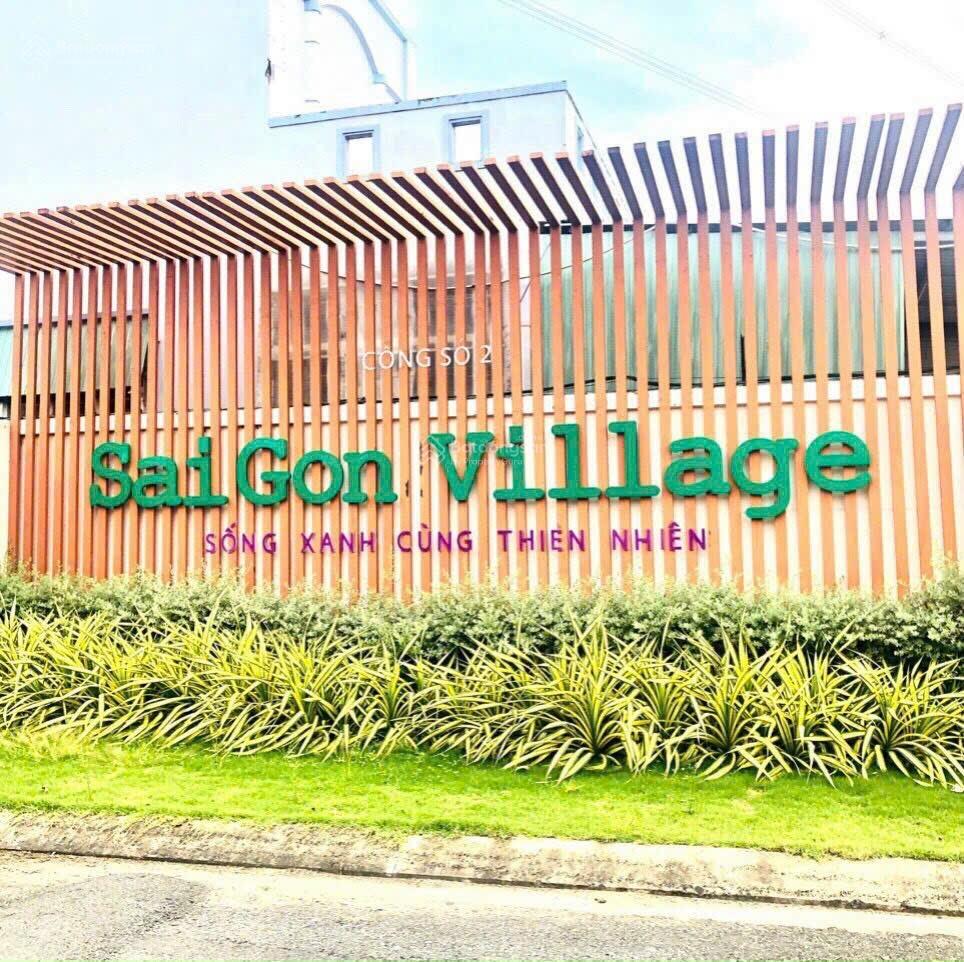 Đất nền dự án Sài Gòn Village. Pháp lý sổ hồng riêng. Gần cầu Rạch Dơi. Giáp dự án mới The 826EC