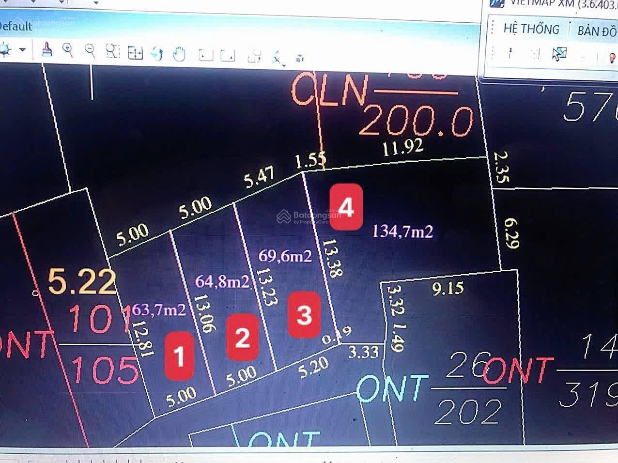 Bán đất tại Phú Mỹ, Trí Quả, Thuận Thành, Bắc Ninh, 1,4 tỷ, DT 63,7 m2, view đẹp