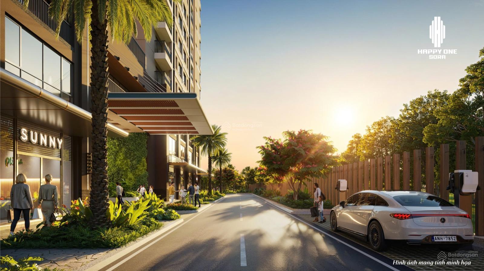 Bán căn 2pn 2wc 70m2 giá rẻ nhất tại HAPPY ONE SORA tầng cao view đẹp