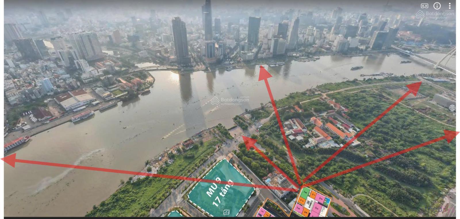 Cho thuê căn hộ 3 phòng ngủ đầy đủ nội thất giá tốt nhất thủ thiêm - Empire city