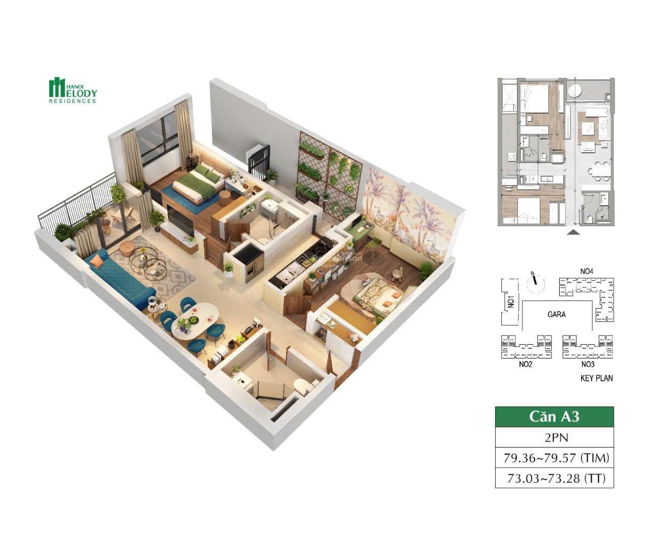 BÁN GẤP 2PN2WC loại 75m2 Giá Rẻ Nhất Thị Trường Chỉ Từ 60 triệu/m2 Melody Linh Đàm BÁN GẤP 2PN2WC loại 75m2 Giá Rẻ Nhất Thị Trường Chỉ Từ 60 triệu/m2 Melody Linh Đàm