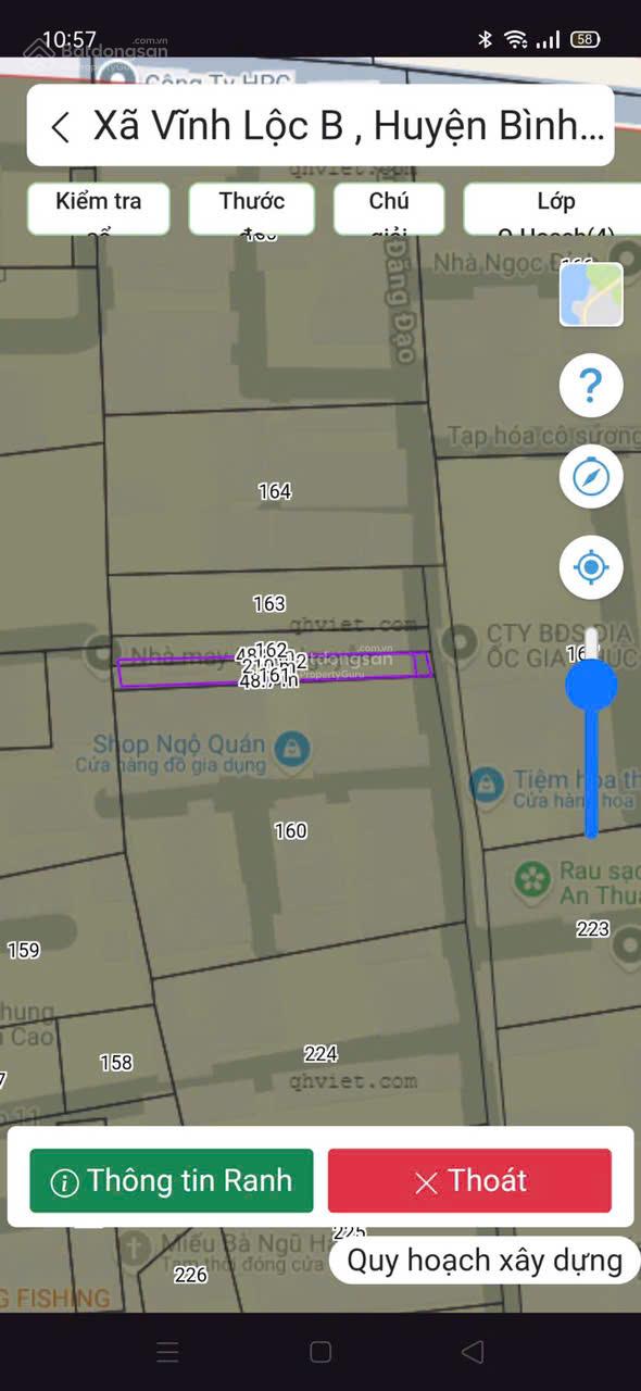 Bán đất 200m² Vĩnh Lộc A, Bình Chánh. Vị trí đẹp, khu dân cư đông đúc