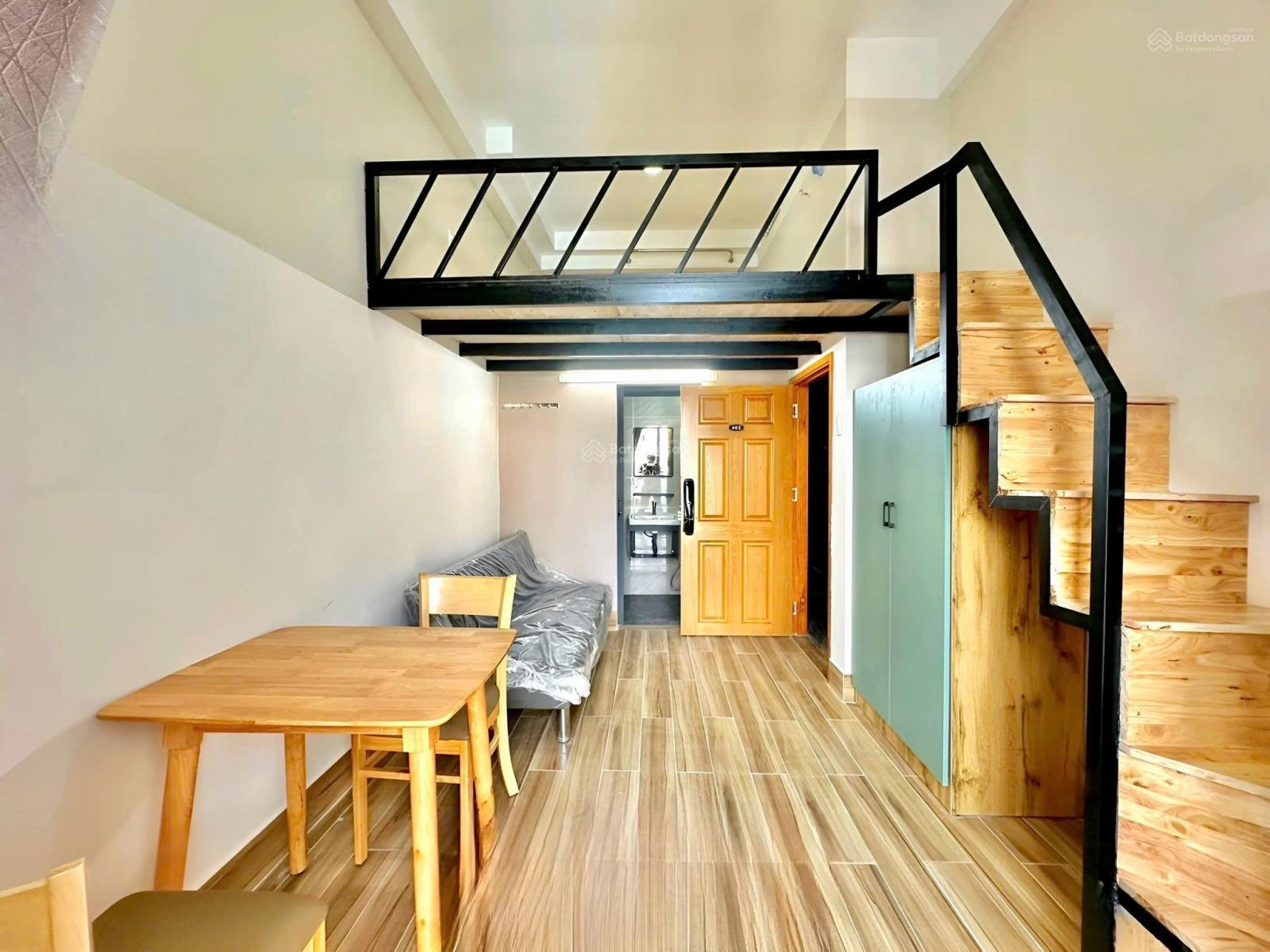 Căn duplex (gác), Bùi Hữu Nghĩa, Bình Thạnh, sau UEF, Hồng Bàng, Hutech, full nội thất, sát Q1 Q3