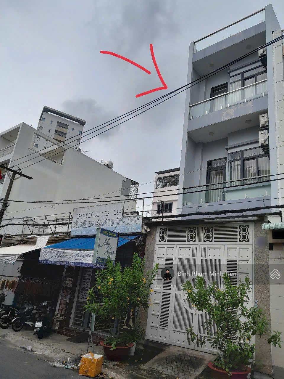 MT lô K CXPLD sát bên Bình Phú 4x17m 4 tầng giá chỉ 9.x tỷ