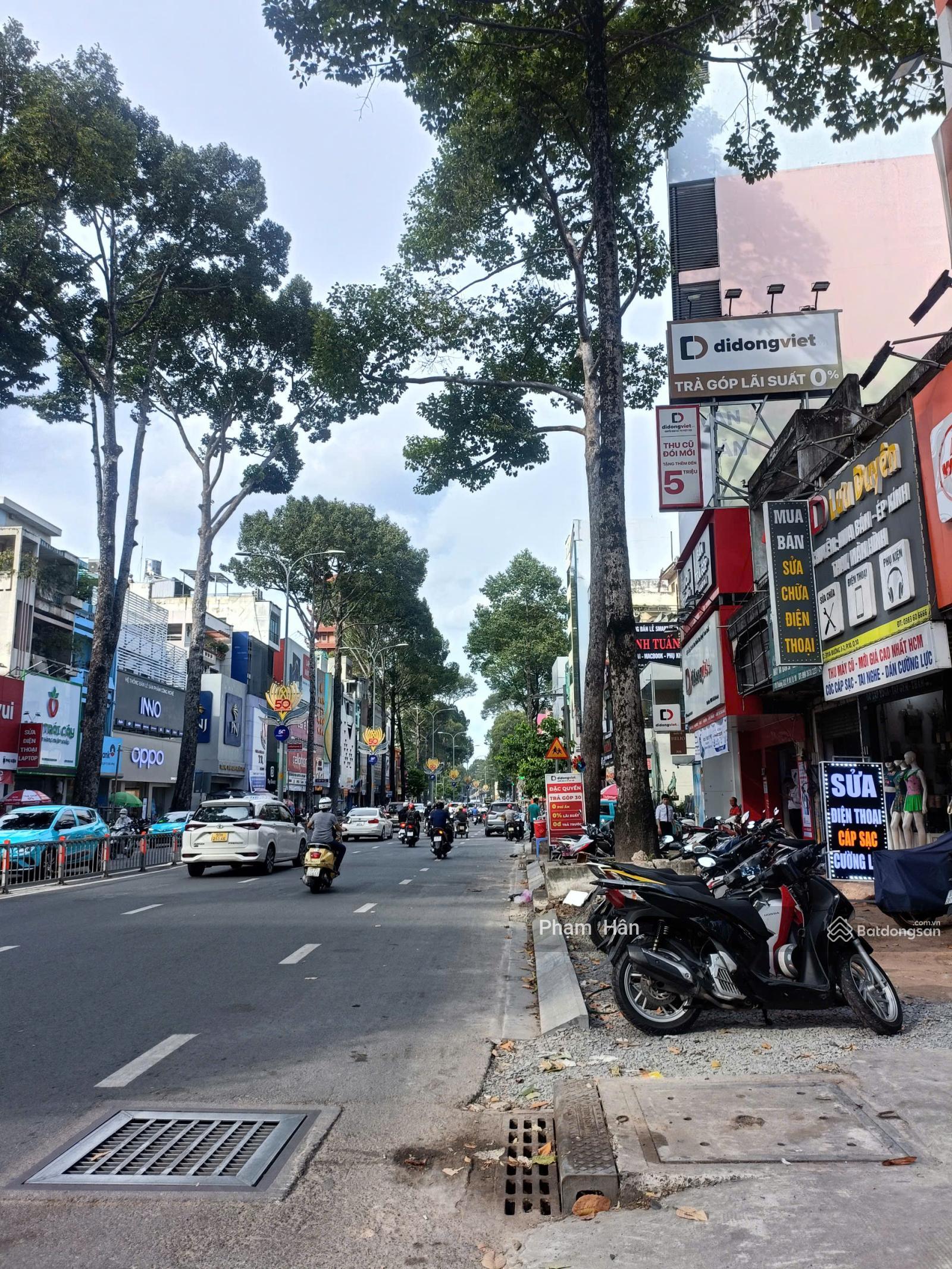 Bán nhà mặt tiền DT 5.5 x17m đường 3 Tháng, 2 Quận 10. 1 trệt, 4 lầu giá bán 33 tỷ