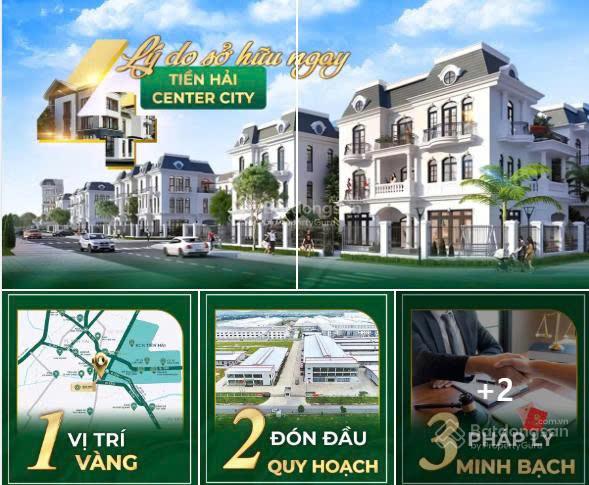Tiền Hải Center City đầu tư là thắng cam kết lợi nhuận 118% cho KH lợi nhuận kép LH: 0947 775 ***