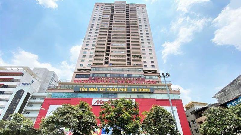 Cho thuê văn phòng tòa 131 Trần Phú vị trí vàng hà đông, giá chỉ từ 200k/m2/th, vào làm ngay