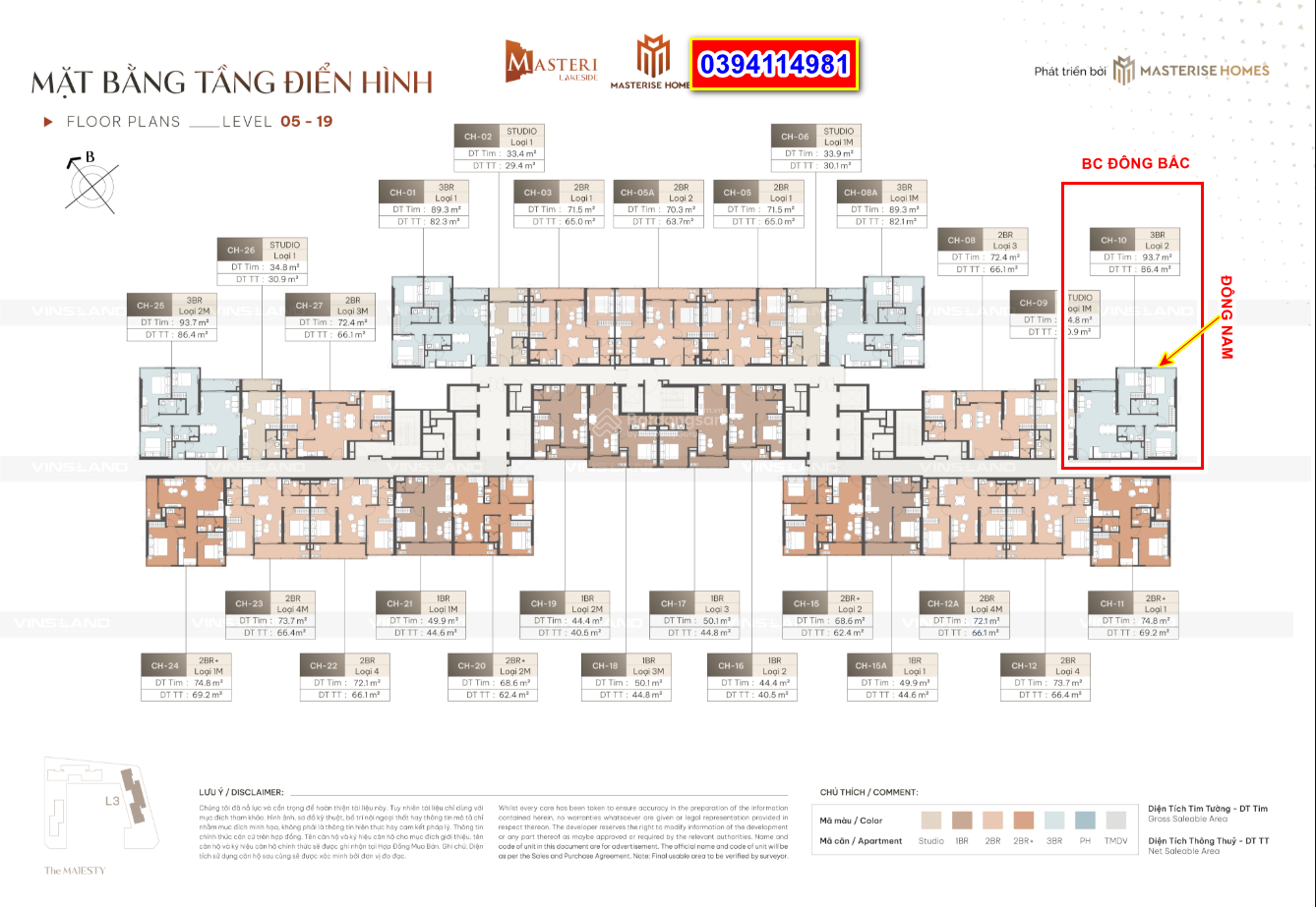 Bán phá giá căn 3 p ngủ view triệu đô - ban công Đông Nam - Đông Bắc - view hồ ngọc trai - biệt thự