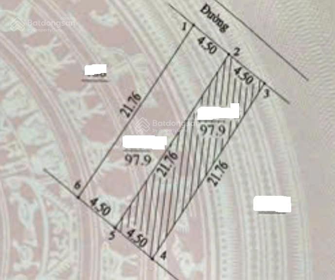 Bán đất thổ cư thôn Vân Côn, gần Quyết Tiến, Hoài Đức, ĐL Thăng Long, ngõ ô tô. 97,9m2. Giá: 5,3 tỷ