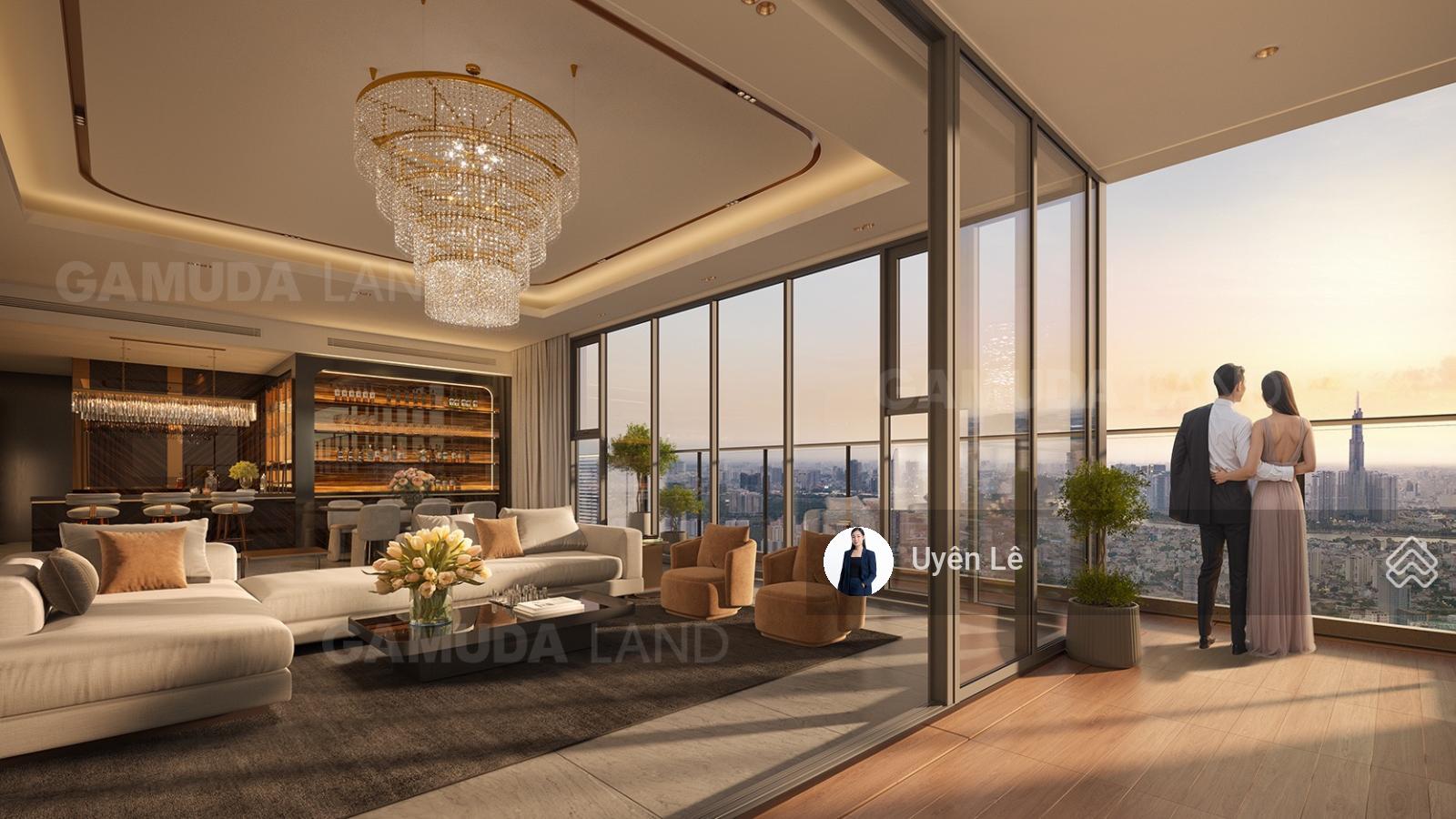 Penthouse Eaton Park. Giá cực tốt. Thanh toán đến 2027. Diện tích đến 382m2. View thành phố cực đẹp