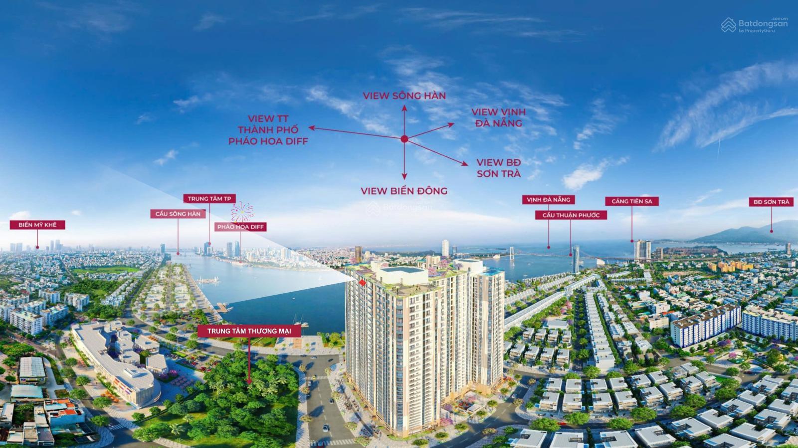 Cực hiếm! Sở hữu căn hộ cao cấp Peninsula Đà Nẵng 2PN view biển, núi Sơn Trà - giá gốc CĐT