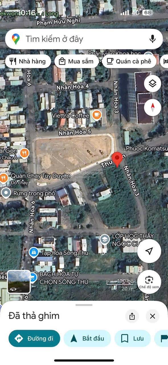 Cần bán 2 lô góc ngã 4, Thu Bồn và Nhân Hoà 3, Hoà Xuân, Đà Nẵng. DT 159,5m2. 8.25x20m