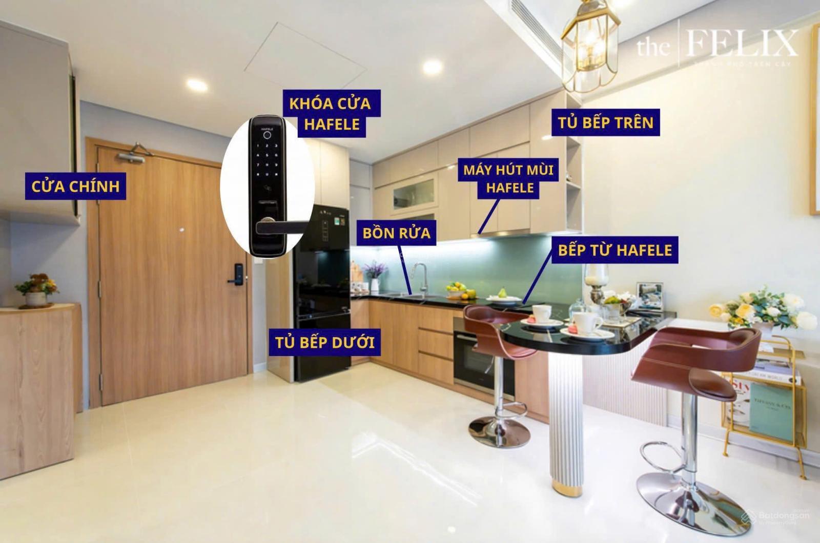Bán CH 2PN tại The Felix Thuận An, 2,4 tỷ, 61m2, hàng hiếm