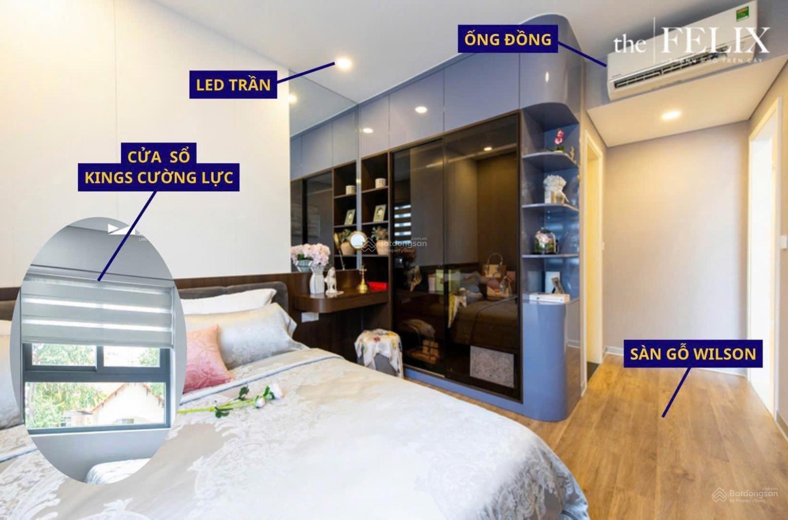 Bán CH 2PN tại The Felix Thuận An, 2,4 tỷ, 61m2, hàng hiếm