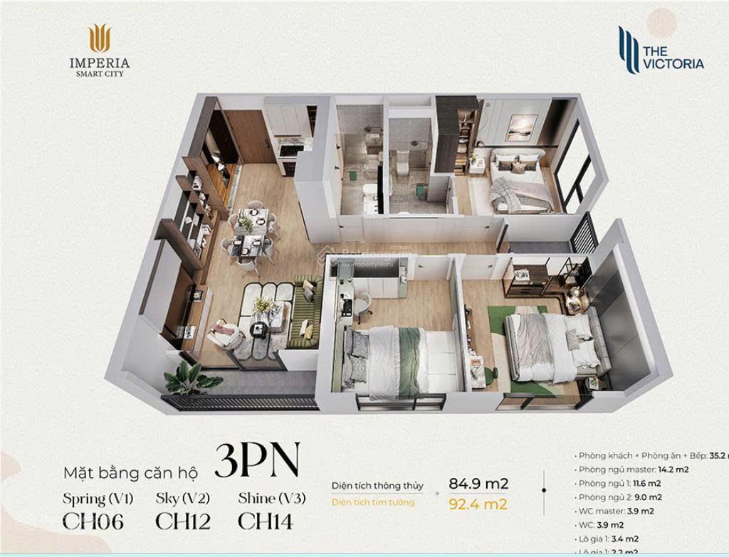 Chị gái em cần bán gấp căn 3N 2VS 85m2 thông thủy giá 7.3 tỷ tiến độ 5% view bể bơi