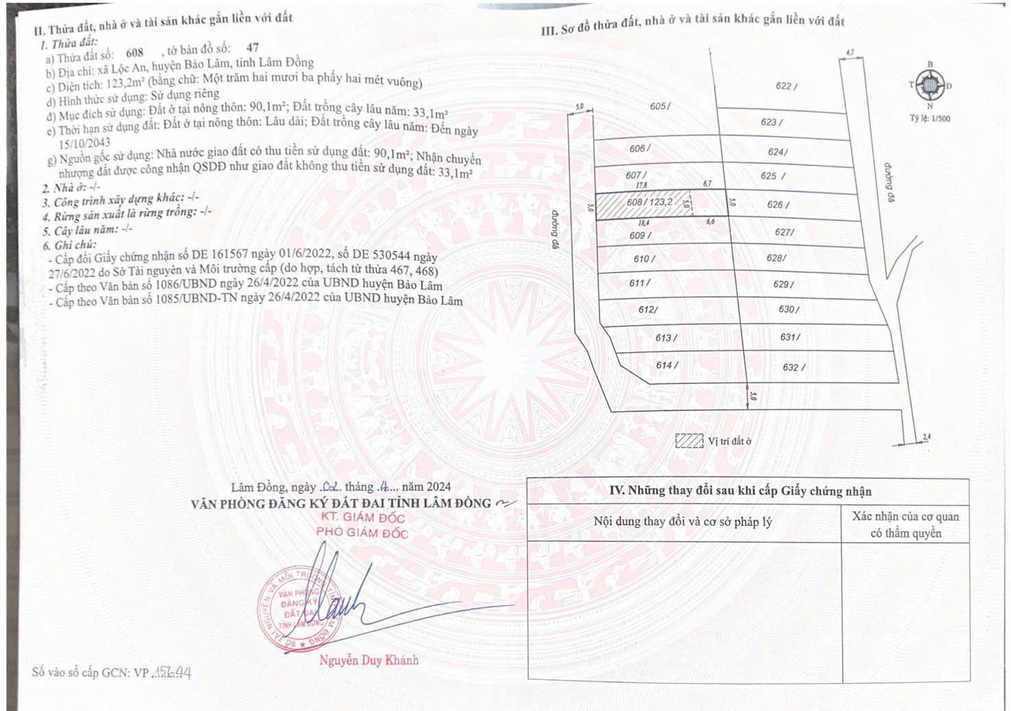 Chính chủ ! Bán đất tại Xã Lộc An, Bảo Lâm, Lâm Đồng, 4,8 triệu / m2, 150 m2, giá tốt, uy tín