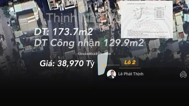 Bán lô góc tại Số 65, Thảo Điền, Quận 2, HCM, giá 38,97 tỷ, diện tích 173,7 m2, pháp lý chuẩn