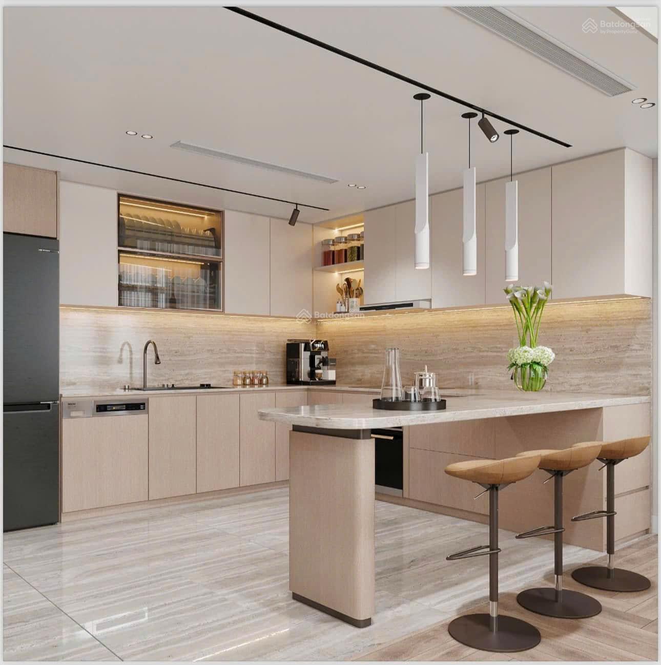 Căn duplex 2 tầng thông phòng khách đủ đồ đẹp view trực diện sông Hồng, cầu Nhật Tân giá 129tr/m2
