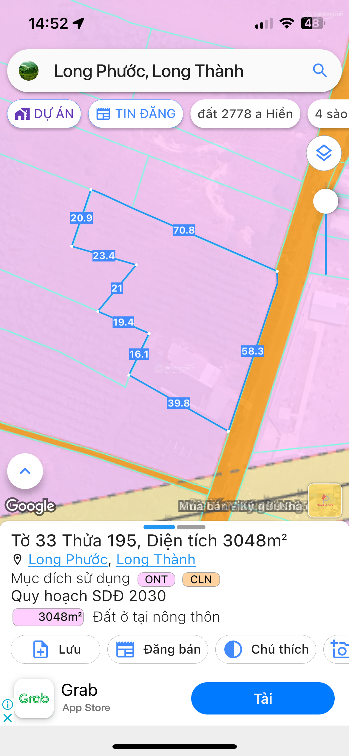 Bán 13000m2 đất xã Long Phước, đường nhựa oto đi, SHR thổ cư sẵn giá DTU Bán 13000m2 đất xã Long Phước, đường nhựa oto đi, SHR thổ cư sẵn giá DTU