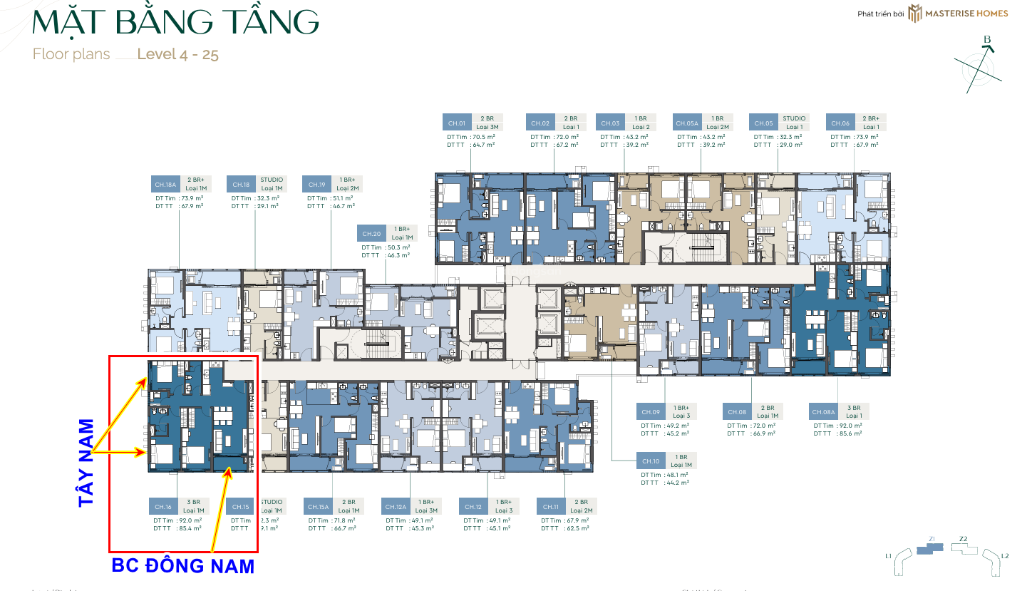 Chiết khấu nên đến 14% - căn hộ 3N Masterise SpringBay view hồ tạo sóng VinWonders cực hiếm