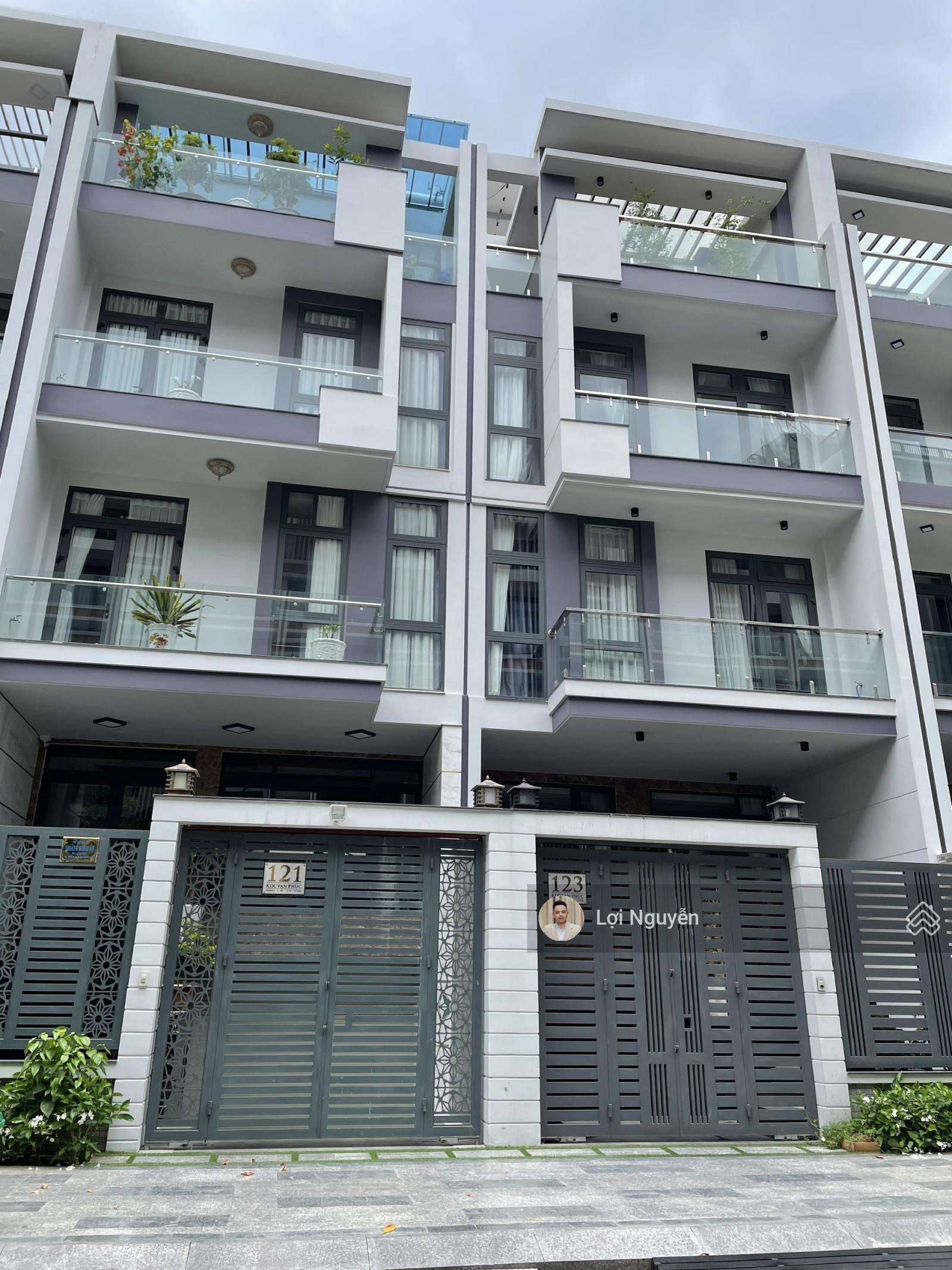 Nhà nguyên căn 6x17m, 1 hầm 4 tầng, thang máy, máy lạnh, giá tốt nhất KĐT Vạn Phúc, 35 triệu/tháng