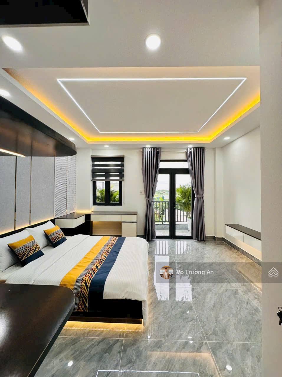 Nhà đẹp Bình Thạnh Đặng Thùy Trâm | 4 tầng (4.5 x 17m) | đường 10m thông | ôtô ngủ trong nhà