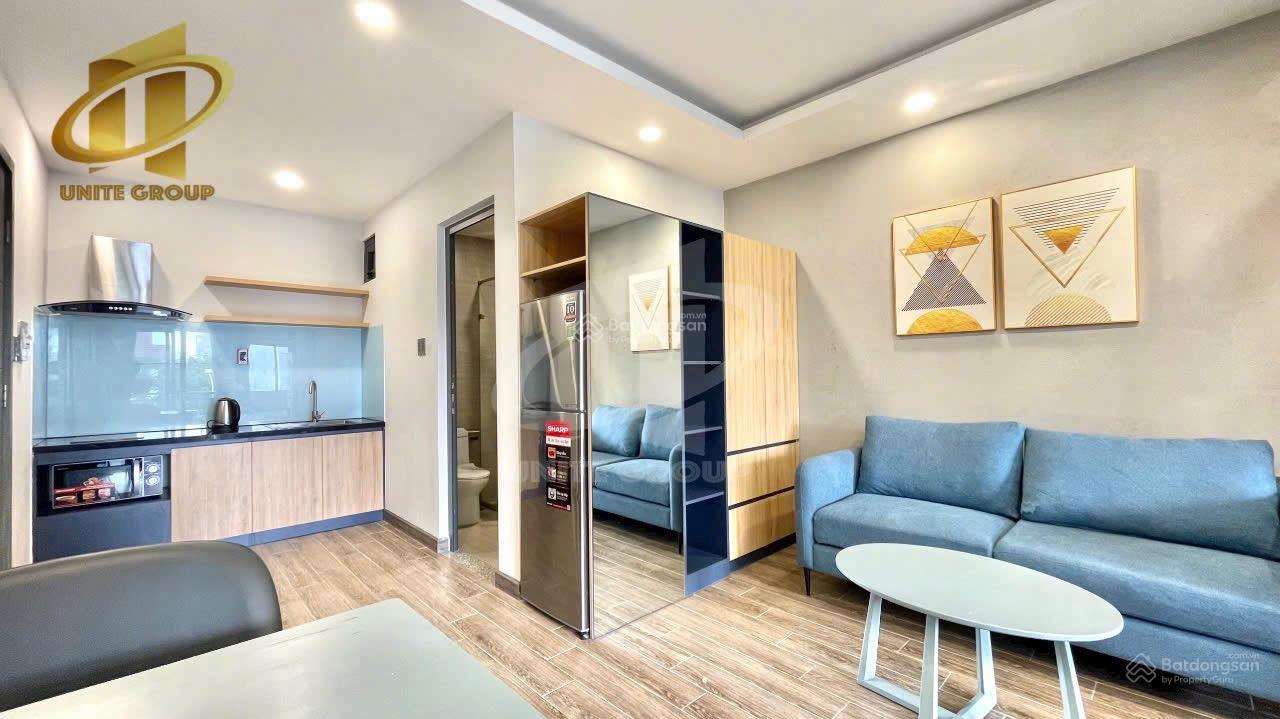 Căn studio/1 phòng ngủ, ban công, hiện đại, Phan Đăng Lưu, Bình Thạnh, sát Q1, Q3, full nội thất