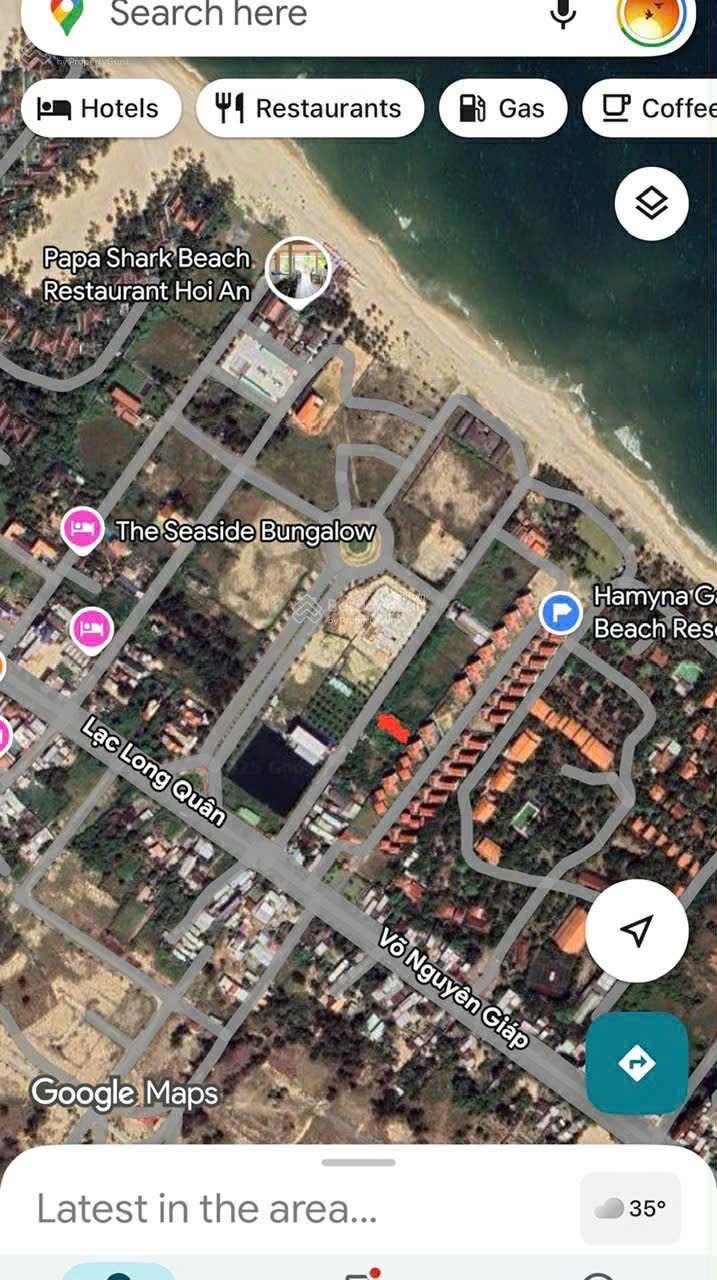 Vị trí biển Hà My. Xây khách sạn, tiềm năng quá lớn
