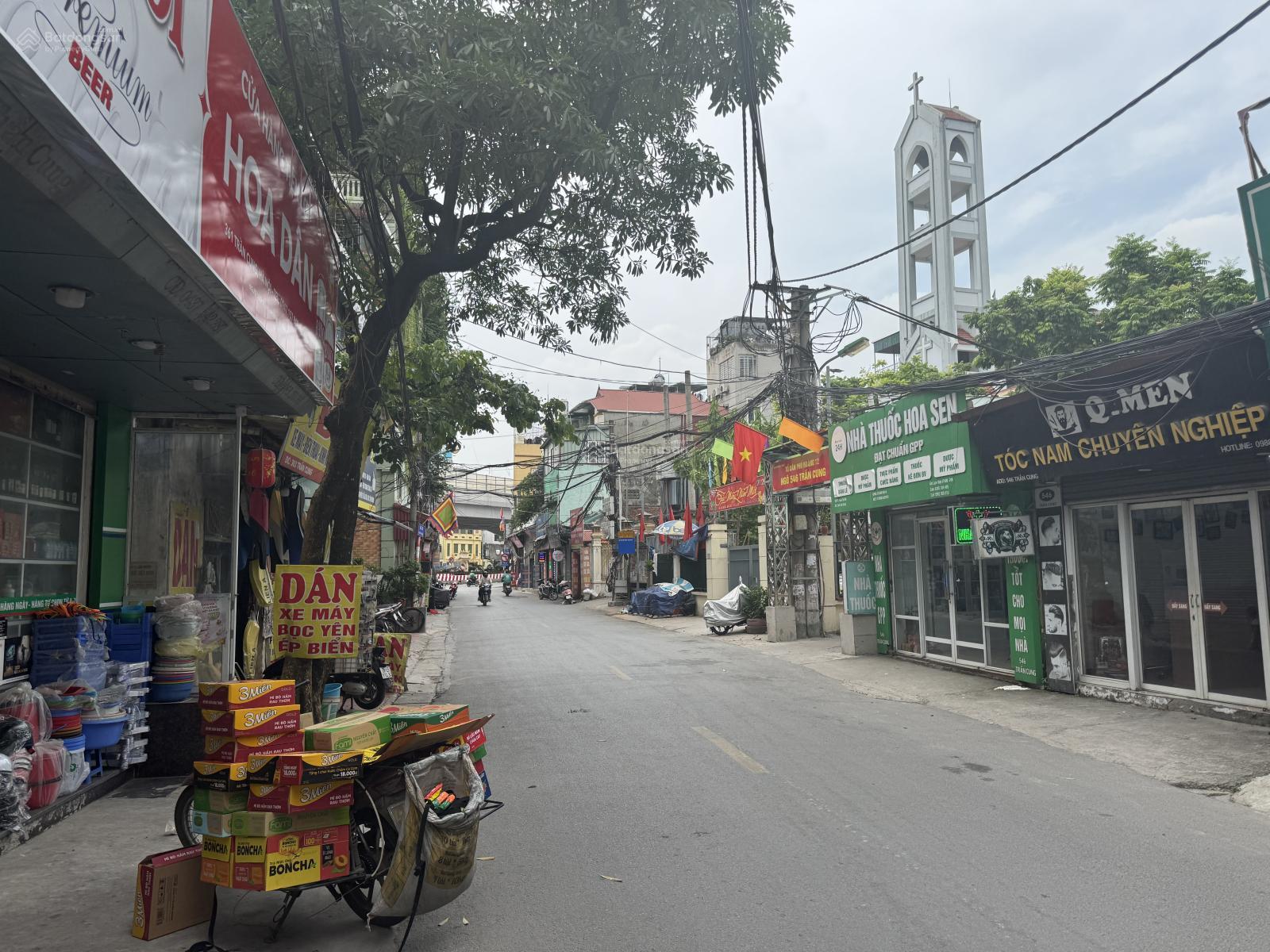 Lô đất mặt phố Trần Cung vuông đẹp 145m2, mặt tiền 6m, xây building quá đỉnh.