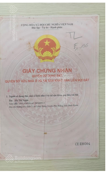 Bán đất tại Long Hưng, Phú Riềng, Bình Phước, giá 2,5 tỷ, diện tích 5910,8 m2