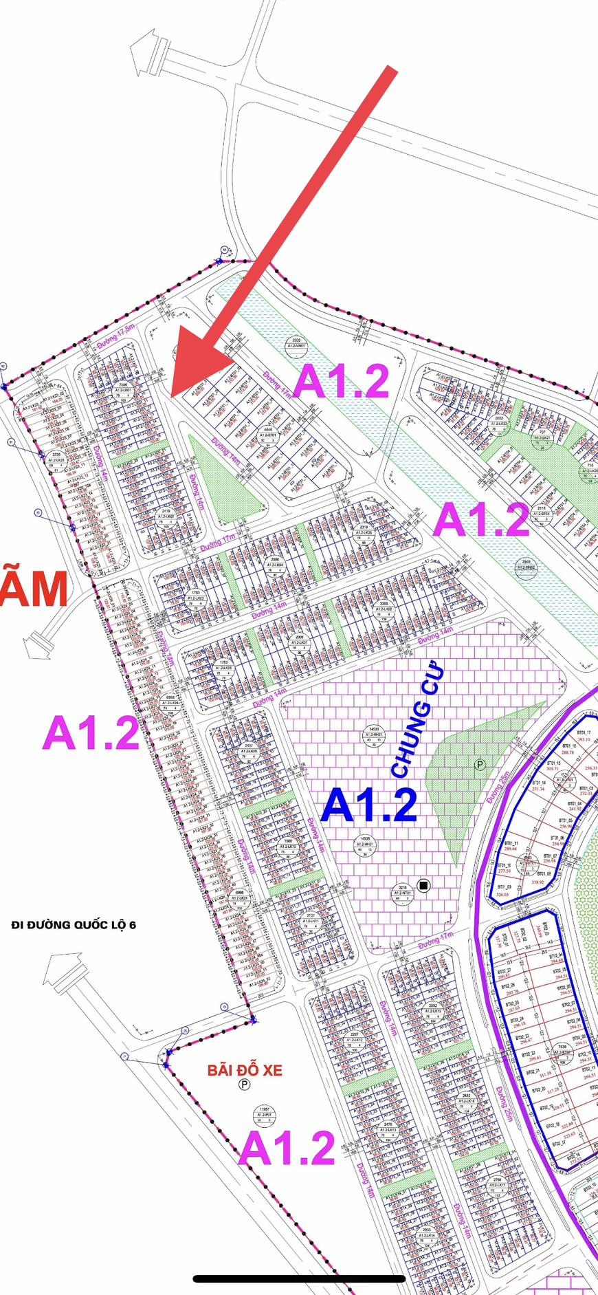 Lô đất A1.2 diện tích 100m2 gần khu làng doanh nhân Bắc Lãm, đầu tư tiềm năng