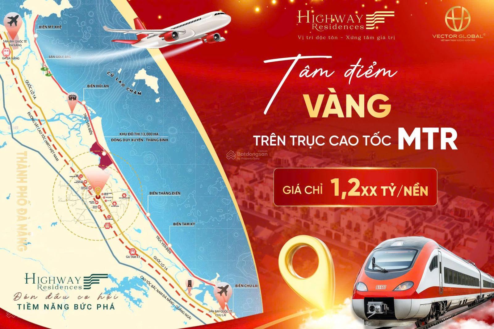 Chỉ từ 1 tỷ 2xx - sở hữu ngay đất nền khu đô thị Đà Nẵng mới hiện đại, sôi động