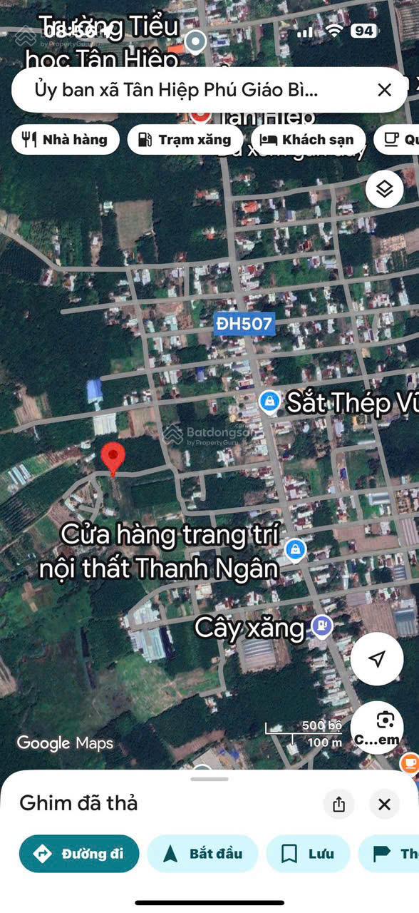 cần bán nhanh lô đất ở xã Phước Thành, TpHcm 250m2 sẵn thổ cư 100m đất ở