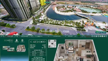 Duy nhất 1 căn chiết khấu 18,3%. Căn 2N góc view bể bơi và hồ tạo sóng. Giá TTS chỉ 70,23 tr/m2