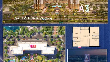 Căn hộ 3 PN giá tốt, tầng đẹp tại tòa A3, dự án chung cư cao cấp The K - Park Vinhomes Thanh Hóa