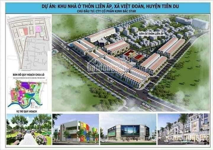 Bán đất nền siêu hot tại Đường 287, Tiên Du, Bắc Ninh, 2,85 nghìn, 90m2