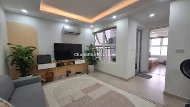 Hàng hiếm! Bán CH 62m2, tầng trung giá chỉ 3, x tỷ thiết kế 2N, 2WC rộng thoáng mát, full nội thất