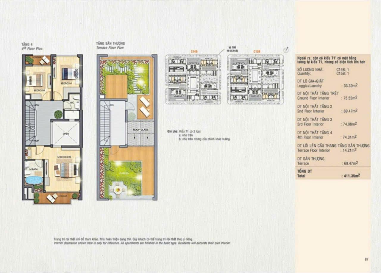 Bán nhà mặt phố tại Star Hill - khu Thương Mại Tài Chính PMH, tổng DT sàn 409m2, giá chỉ 37.8 tỷ