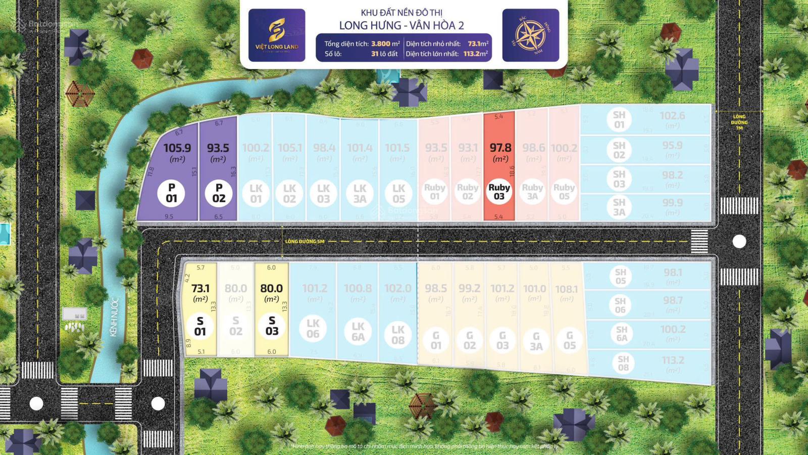 Bán đất nền 98m2 tại thị trấn Ngọc Lặc, Thanh Hoá, đã có sổ, giá cực tốt, nhiều tiềm năng tăng giá