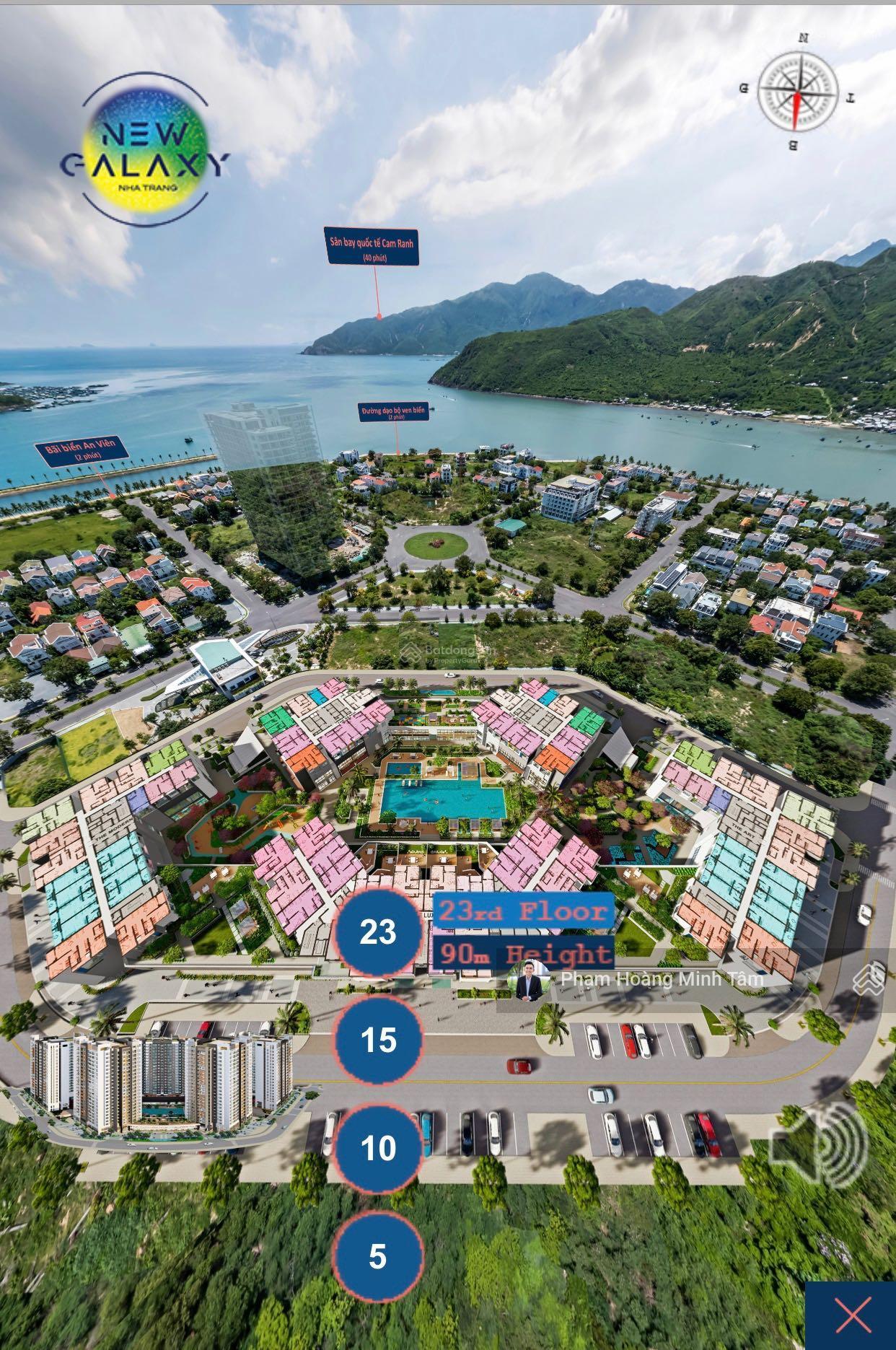 Cần bán căn hộ new galaxy nha trang 53m2/1pn/360tr giá đầu tư cho quí anh chị: lh 0934 898 ***