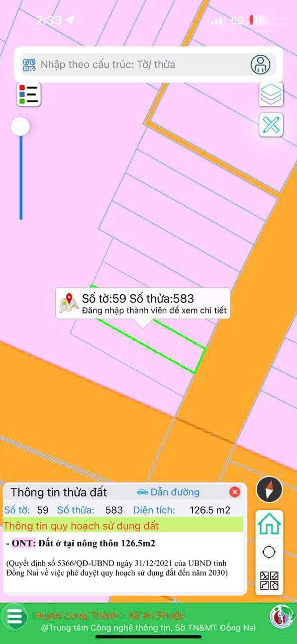 CHÍNH CHỦ BÁN 3 LÔ ĐẤT LIỀN KỀ - MẶT TIỀN ĐƯỜNG DÊ BA TRÁNG, AN PHƯỚC - LONG THÀNH, GIÁ TỐT