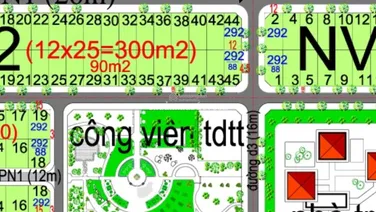 Bán đất nhà vườn góc 2 mặt tiền đường 26m & 16m dự án HUD Nhơn Trạch, giá chỉ 18.5tr/m2