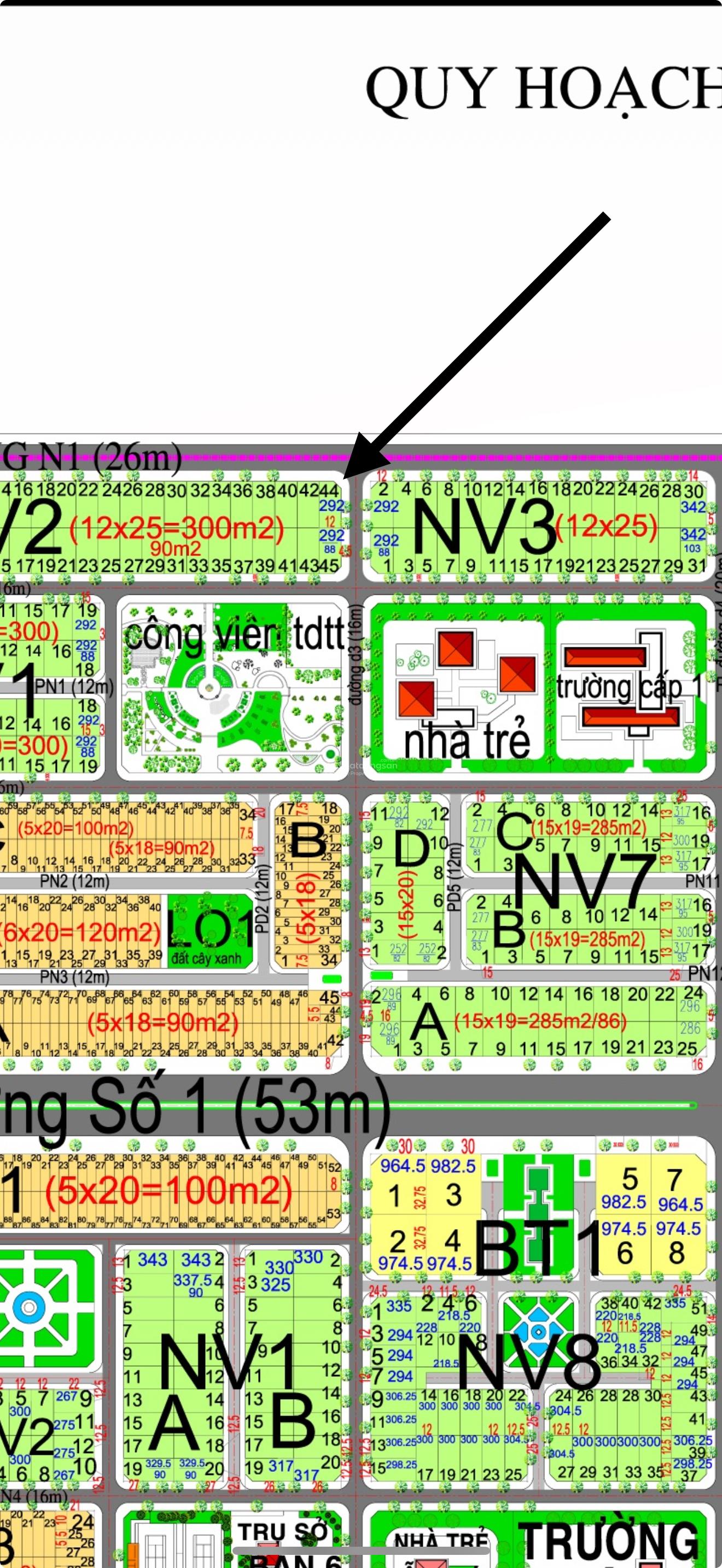 Bán đất nhà vườn góc 2 mặt tiền đường 26m & 16m dự án HUD Nhơn Trạch, giá chỉ 18.5tr/m2